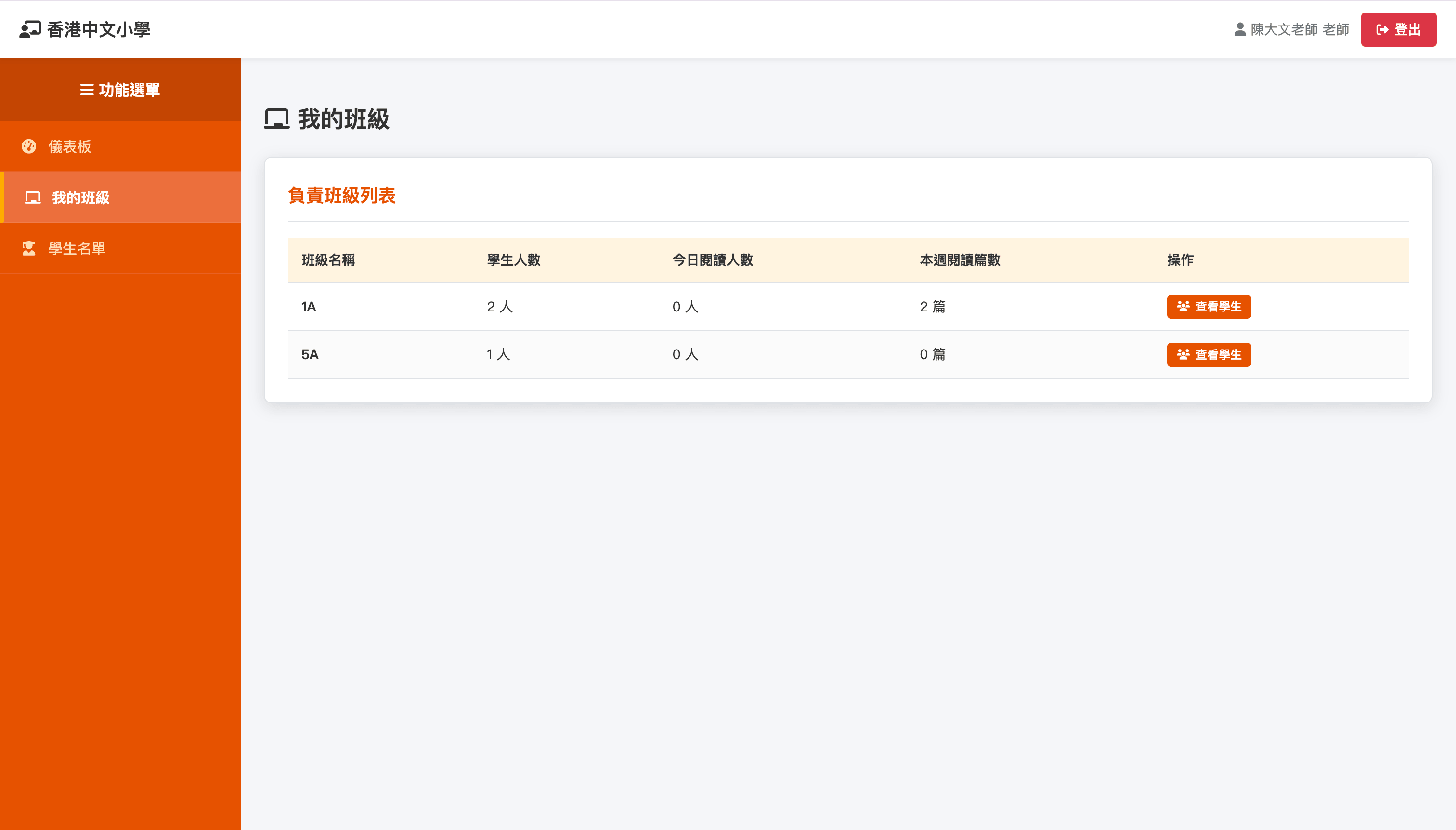 我的班級截圖